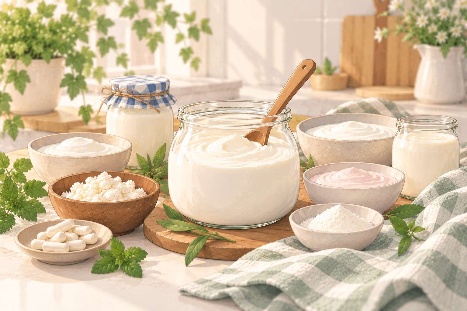Choosing a Starter — original Yogurt Atelier article illustration