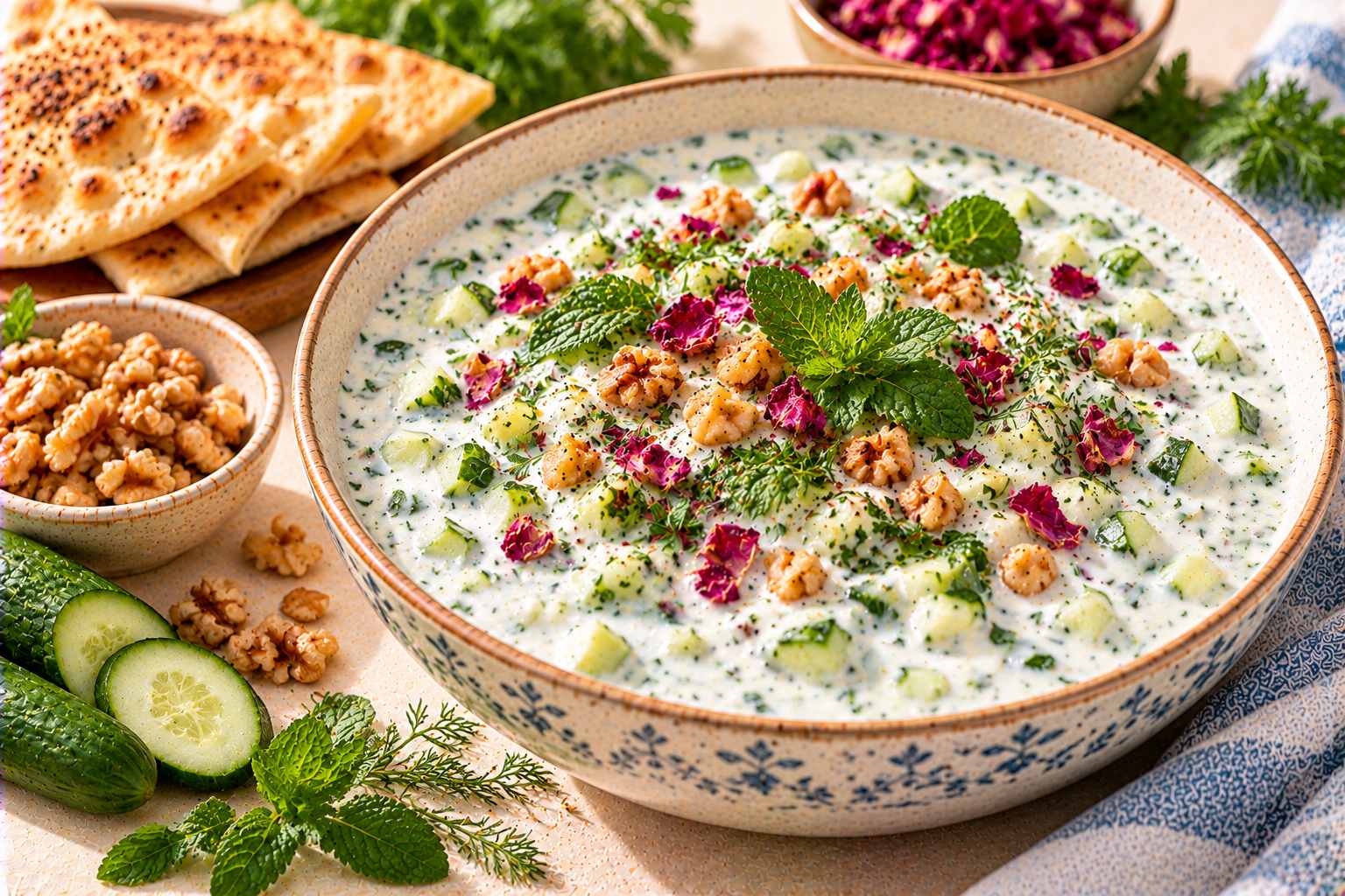 Abdoogh Khiar — original Yogurt Atelier recipe illustration