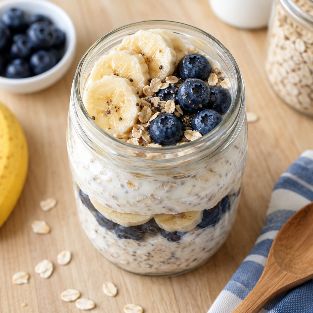 Overnight Yogurt Oats — original Yogurt Atelier recipe illustration