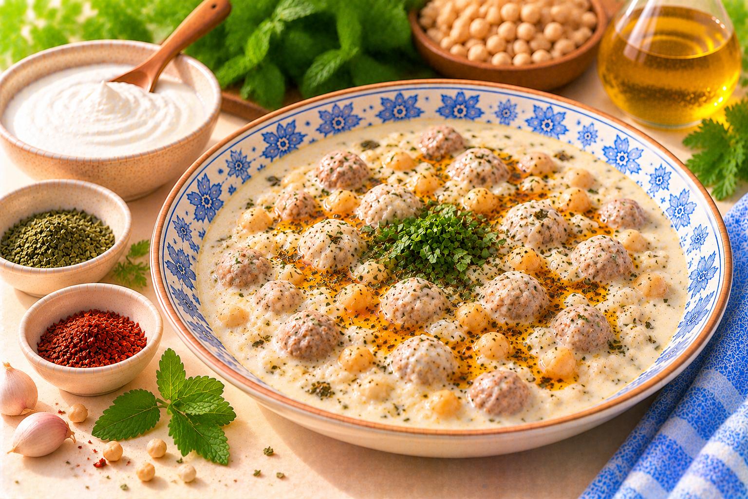 Gaziantep Yuvalama — original Yogurt Atelier recipe illustration